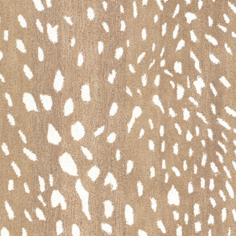Athena Cream/Tan Handmade Rug - swatch