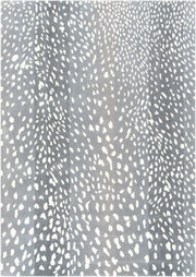 Athena Cream/Medium Gray Handmade Rug - 10' x 14'