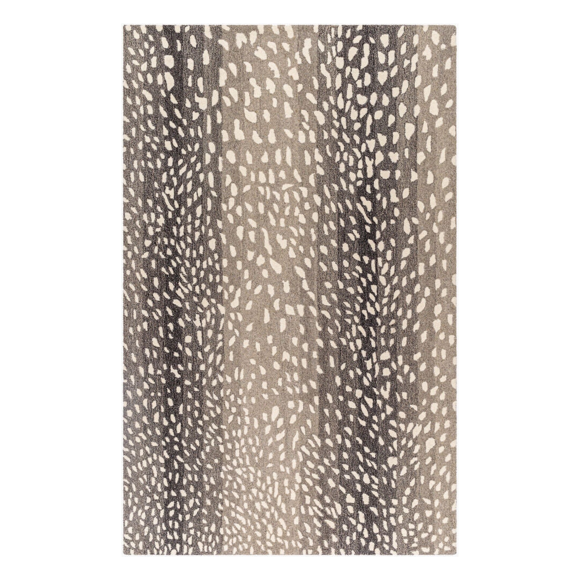 Athena Black/Light Gray Handmade Rug - 10' x 14'
