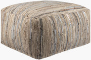 Anthracite Pouf ATPF-001 - 13"H x 24"W x 24"D