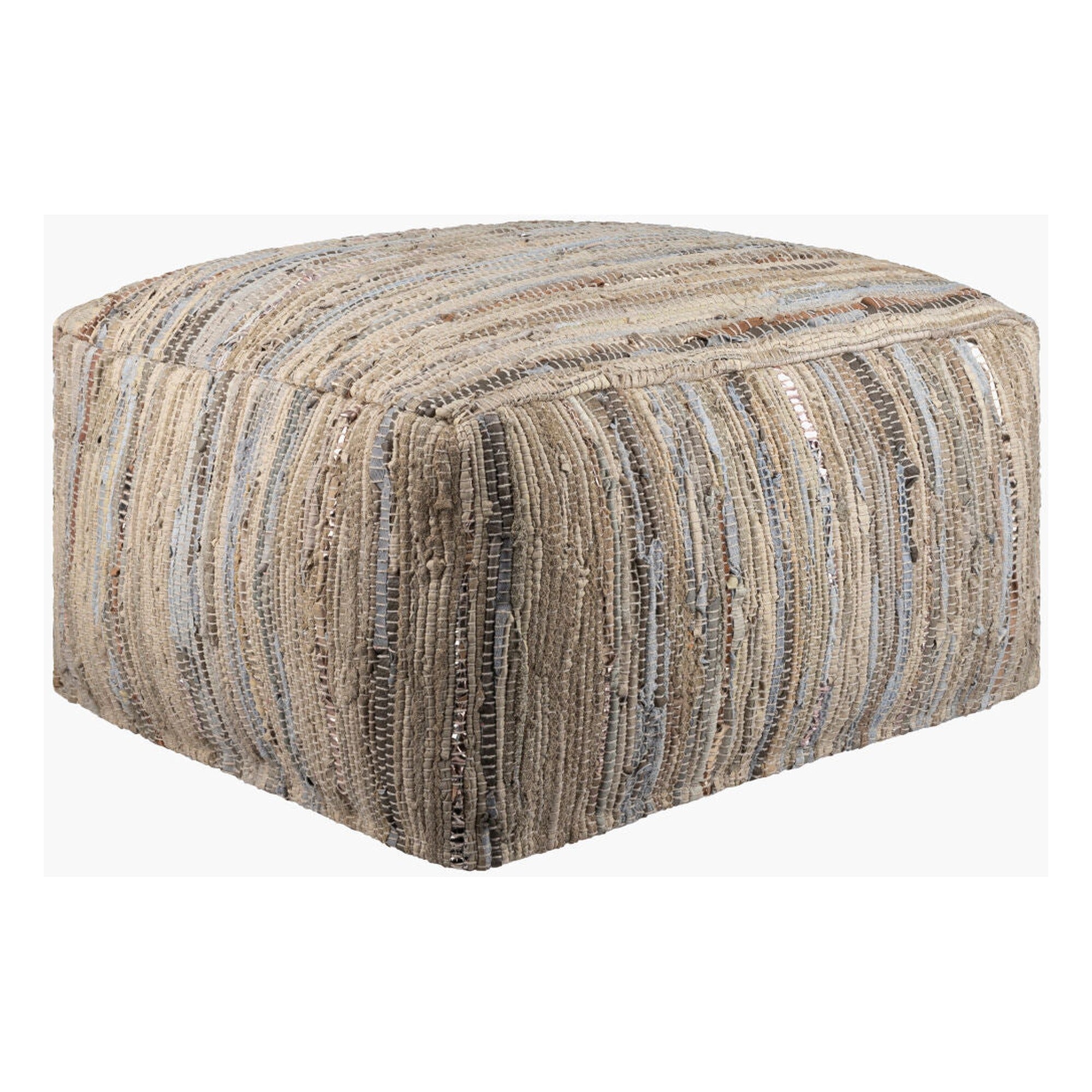 Anthracite Pouf ATPF-001 - 13"H x 24"W x 24"D