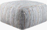 Anthracite Pouf ATPF-002 - 13"H x 24"W x 24"D