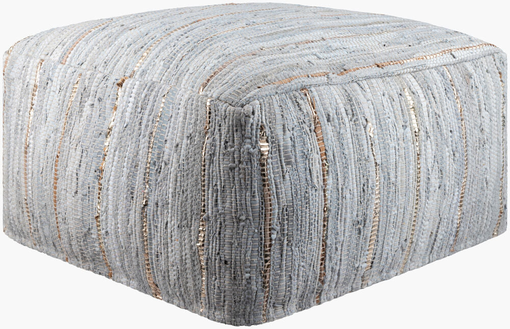 Anthracite Pouf ATPF-002 - 13"H x 24"W x 24"D