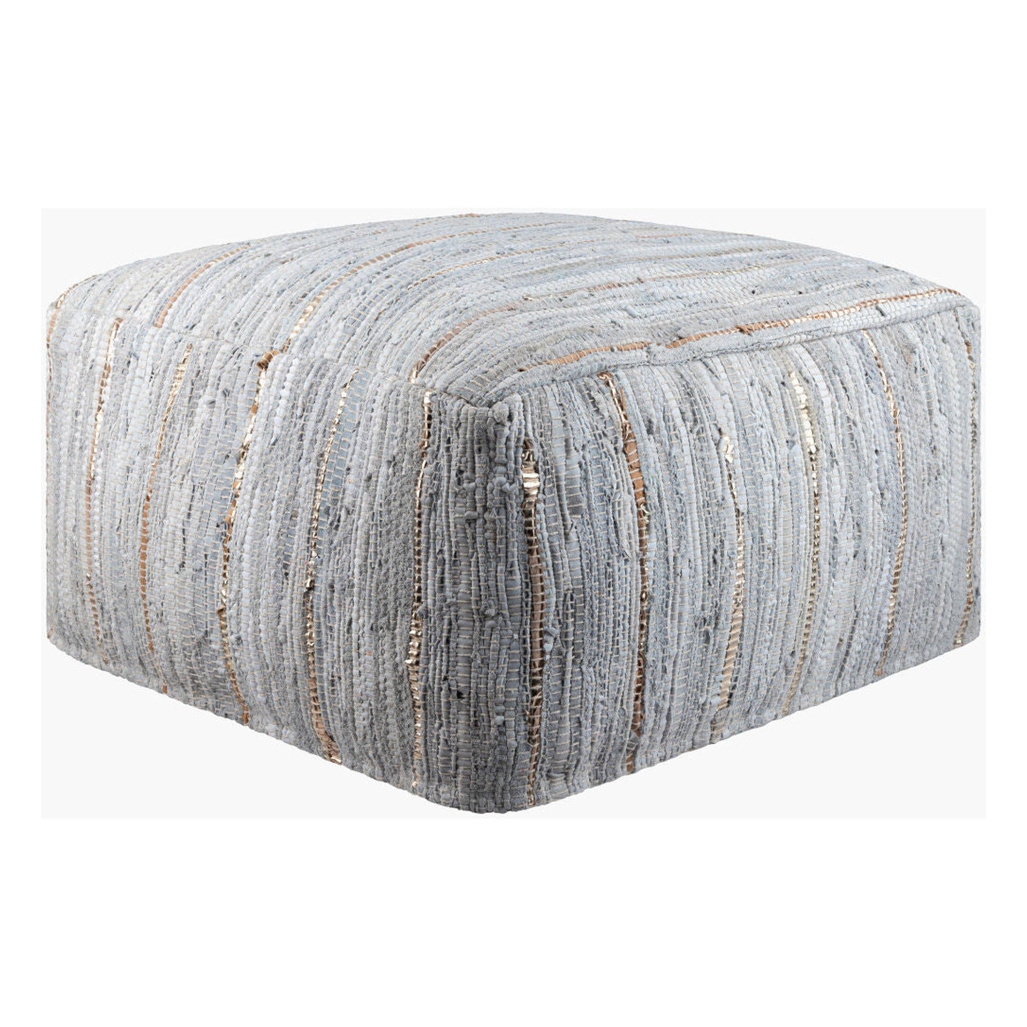 Anthracite Pouf ATPF-002 - 13"H x 24"W x 24"D
