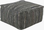 Anthracite Pouf ATPF-003 - 13"H x 24"W x 24"D