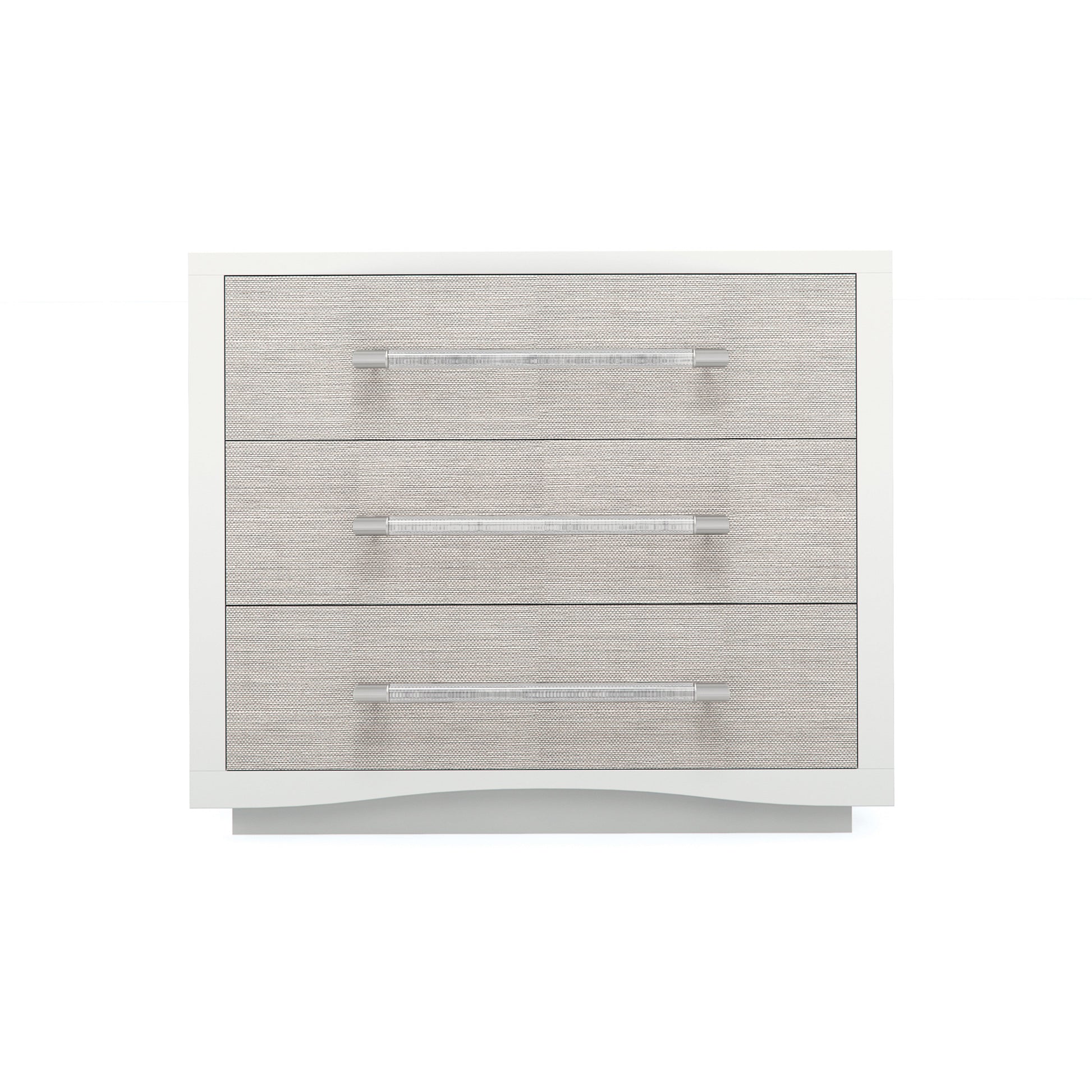A Clear Touch Sun-Kissed Silver Nightstand 38" by Caracole