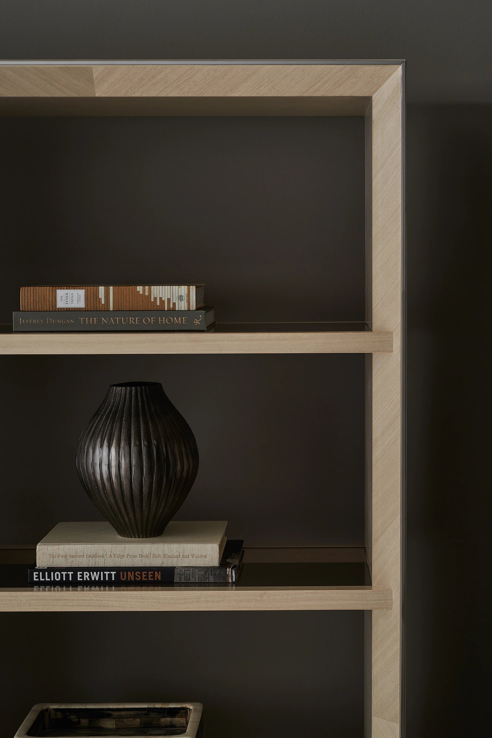 High Rise Deep Bronze Bar Cabinet 38" by Caracole - view 8