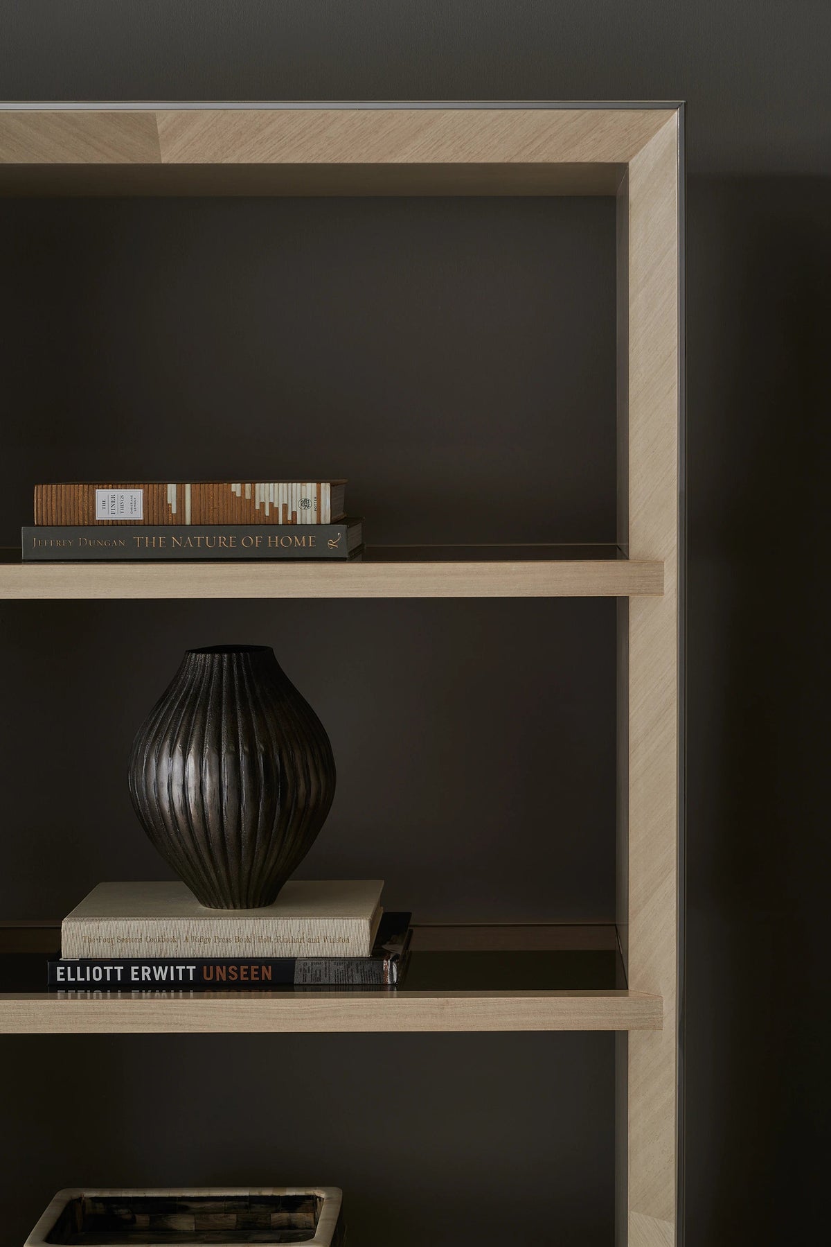 High Rise Deep Bronze Bar Cabinet 38" by Caracole - view 8