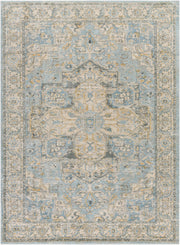 Avellino Deep Teal/Tan Machine Woven Rug AVL-2300 - 10' x 14'