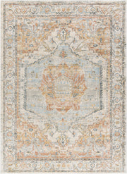 Avellino Deep Teal/Tan Machine Woven Rug AVL-2302 - 10' x 14'