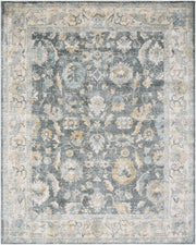 Avellino Deep Teal/Tan Machine Woven Rug AVL-2305 - 10' x 14'