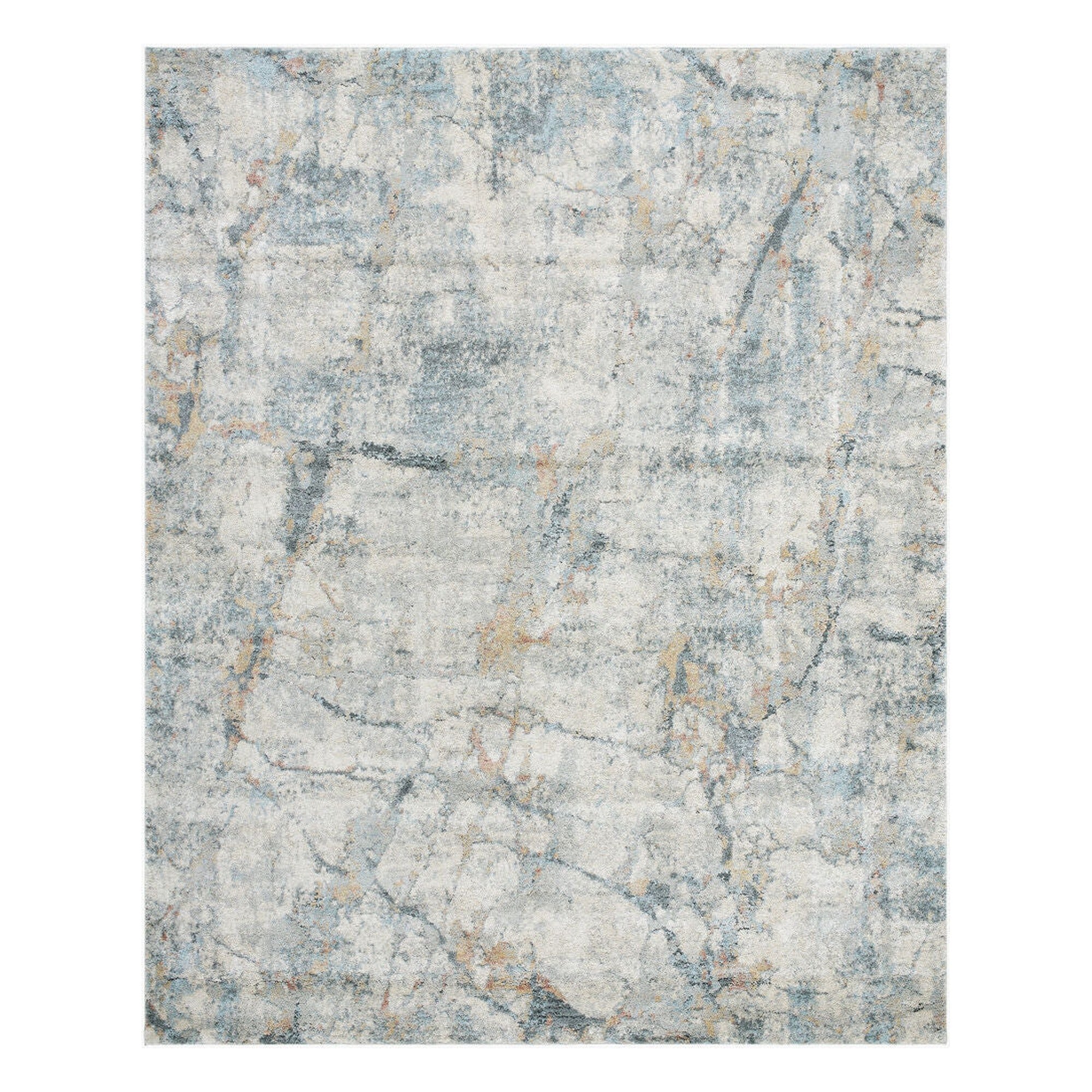 Avellino Deep Teal/Tan Machine Woven Rug AVL-2306 - 10' x 14'