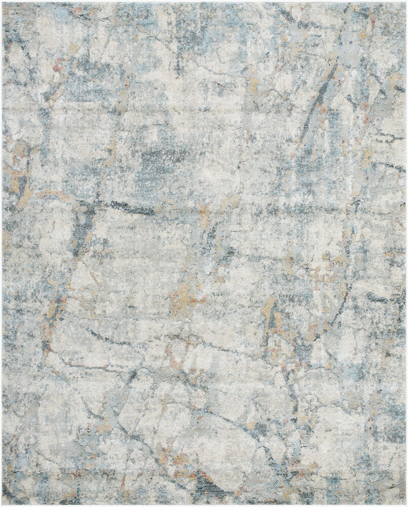 Avellino Deep Teal/Tan Machine Woven Rug AVL-2306 - 10' x 14'