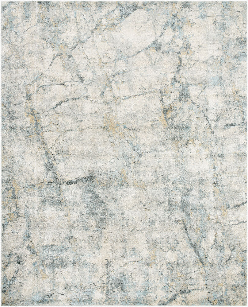 Avellino Deep Teal/Tan Machine Woven Rug AVL-2307 - 10' x 14'