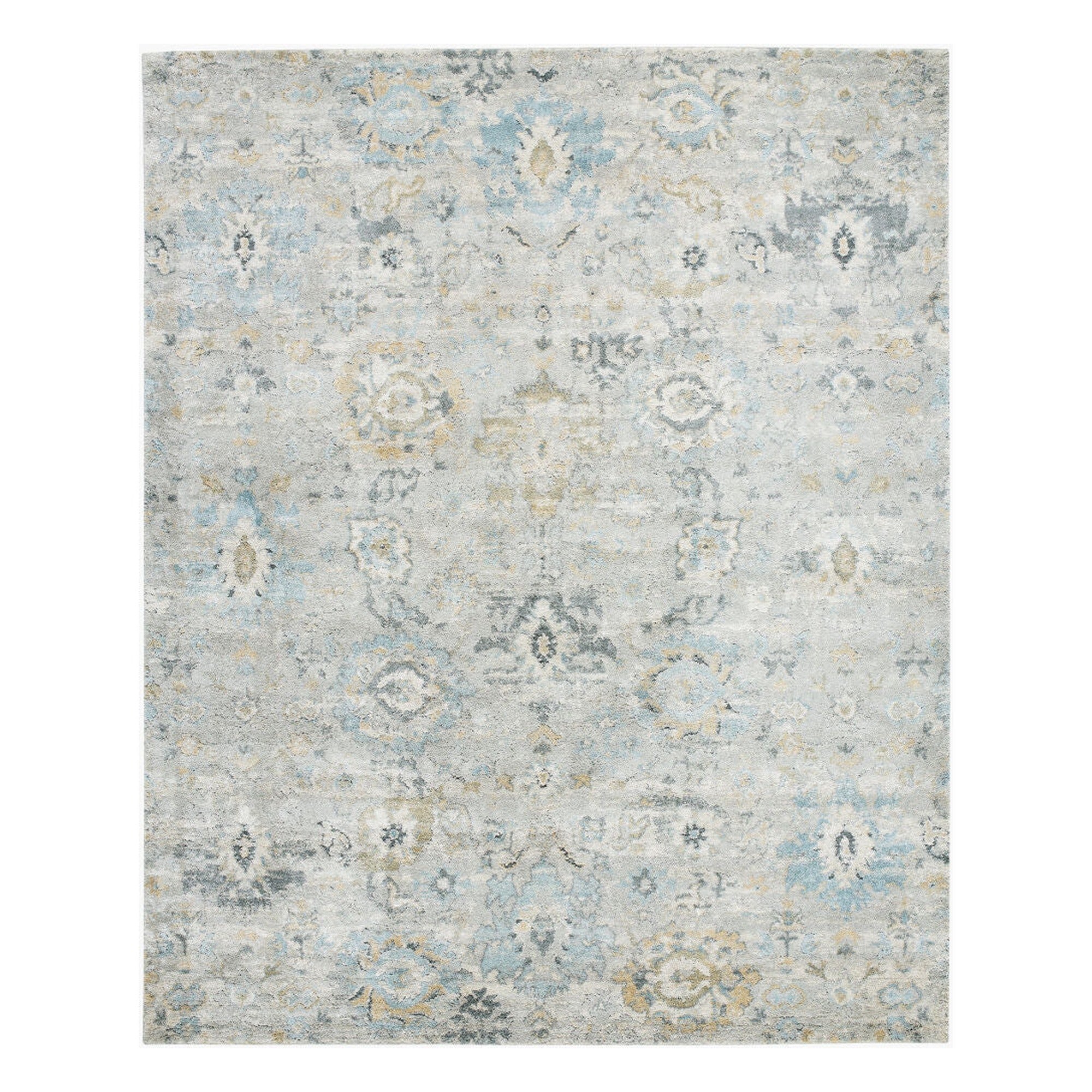 Avellino Deep Teal/Tan Machine Woven Rug AVL-2308 - 10' x 14'