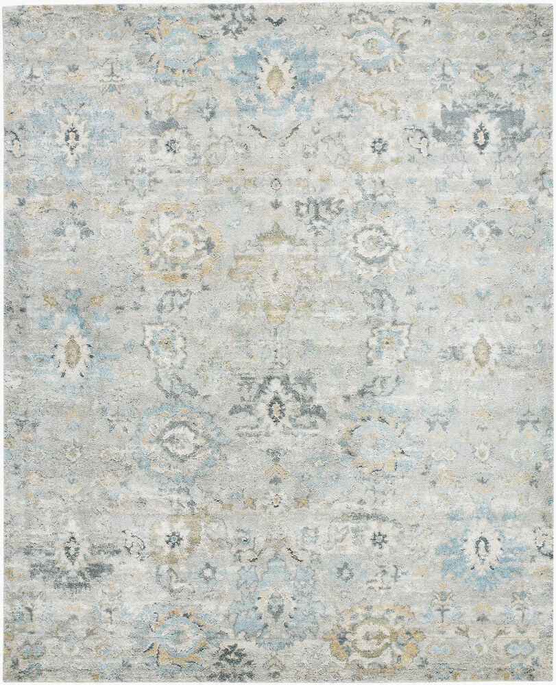 Avellino Deep Teal/Tan Machine Woven Rug AVL-2308 - 10' x 14'
