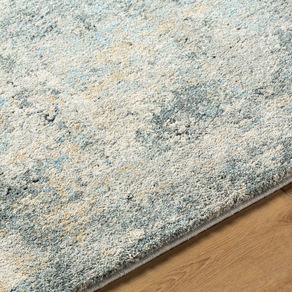 Avellino Deep Teal/Tan Machine Woven Rug AVL-2311 - texture