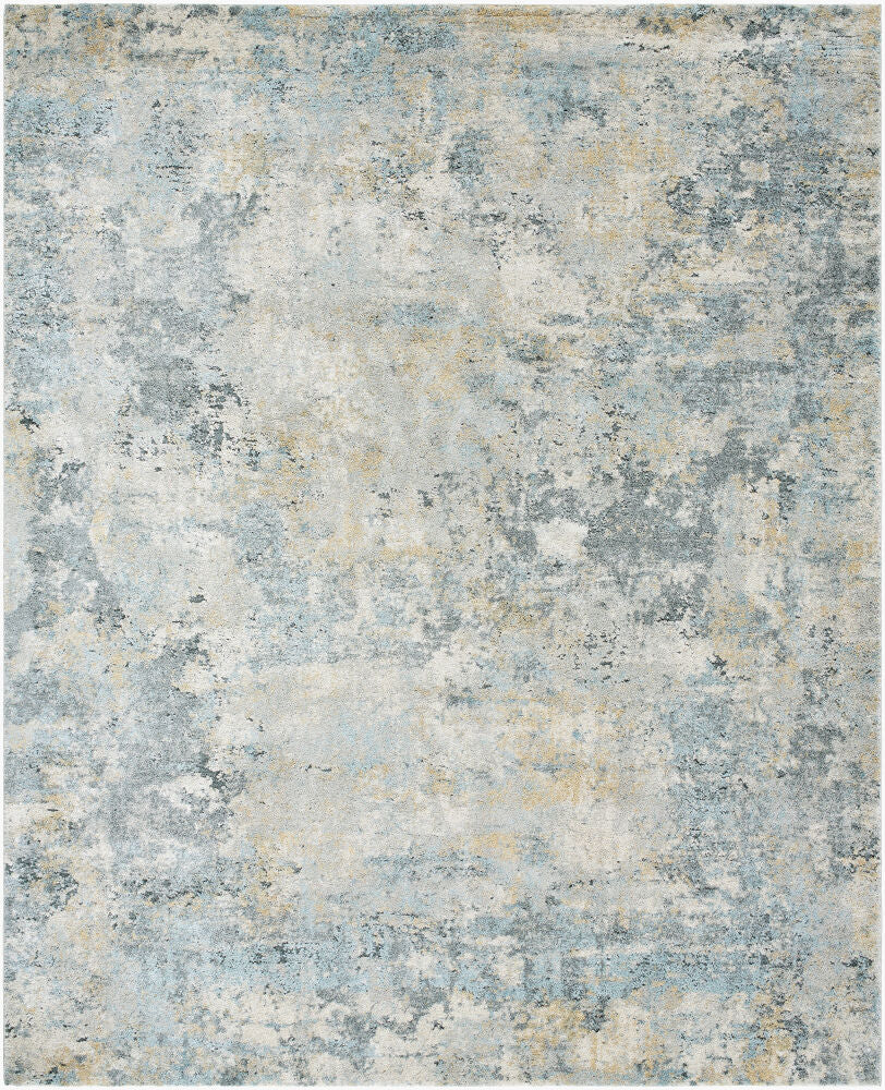 Avellino Deep Teal/Tan Machine Woven Rug AVL-2312 - 10' x 14'