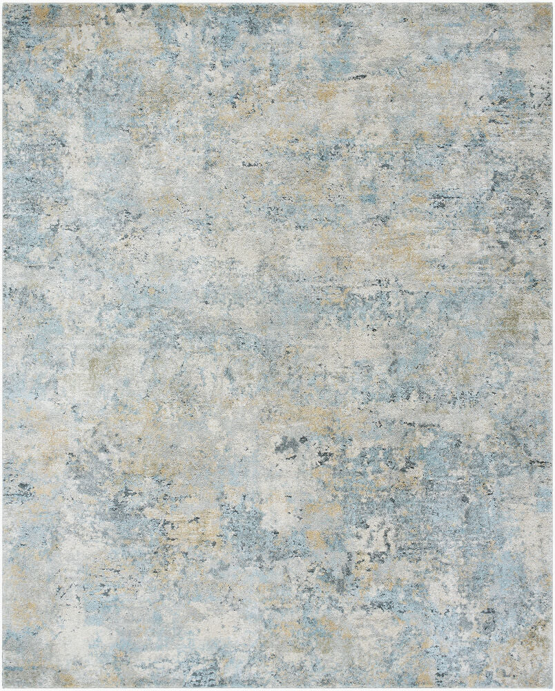 Avellino Deep Teal/Tan Machine Woven Rug AVL-2313 - 10' x 14'