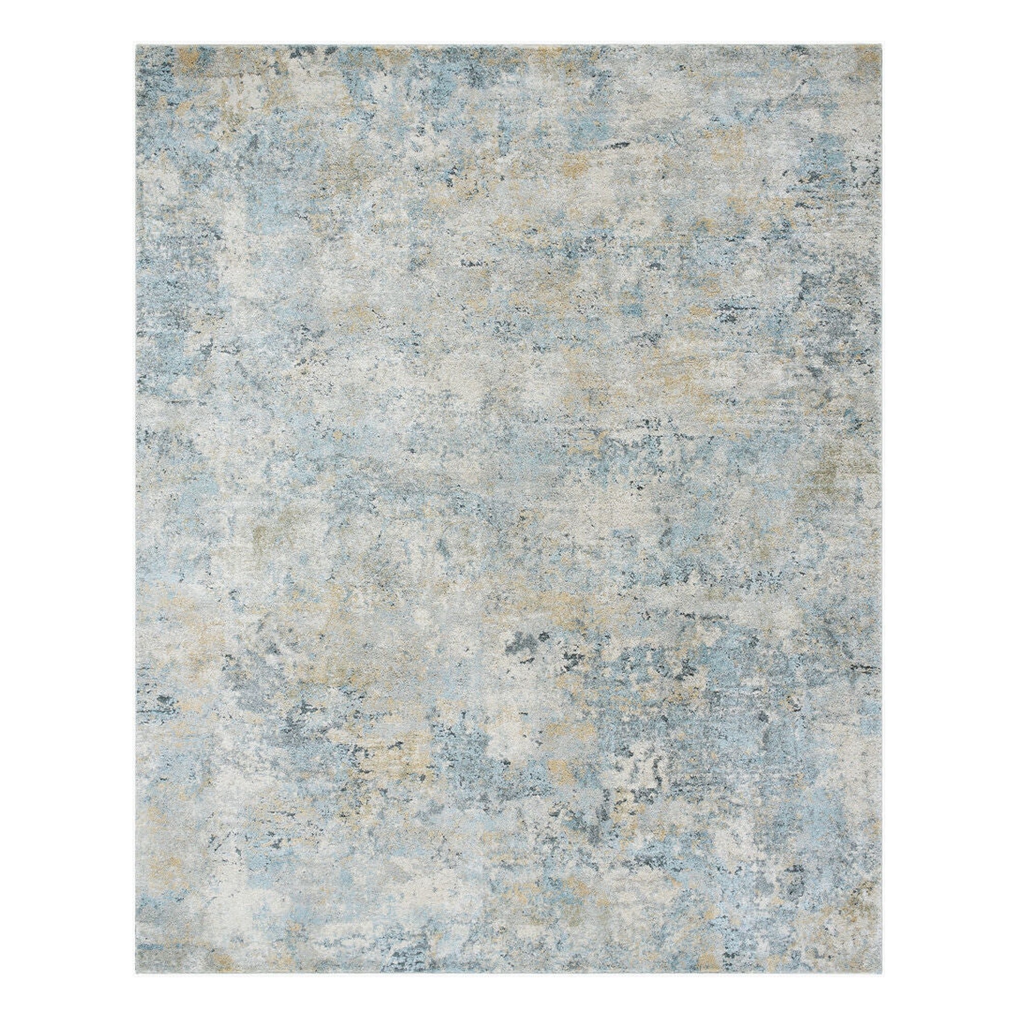Avellino Deep Teal/Tan Machine Woven Rug AVL-2313 - 10' x 14'