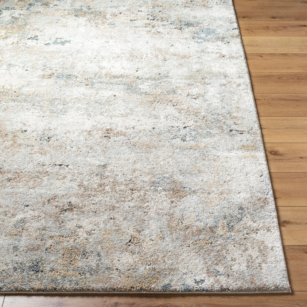 Avellino Deep Teal/Tan Machine Woven Rug AVL-2323 - front