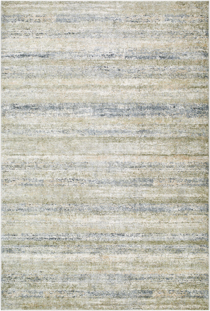 Avellino Deep Teal/Tan Machine Woven Rug AVL-2325 - 10' x 14'