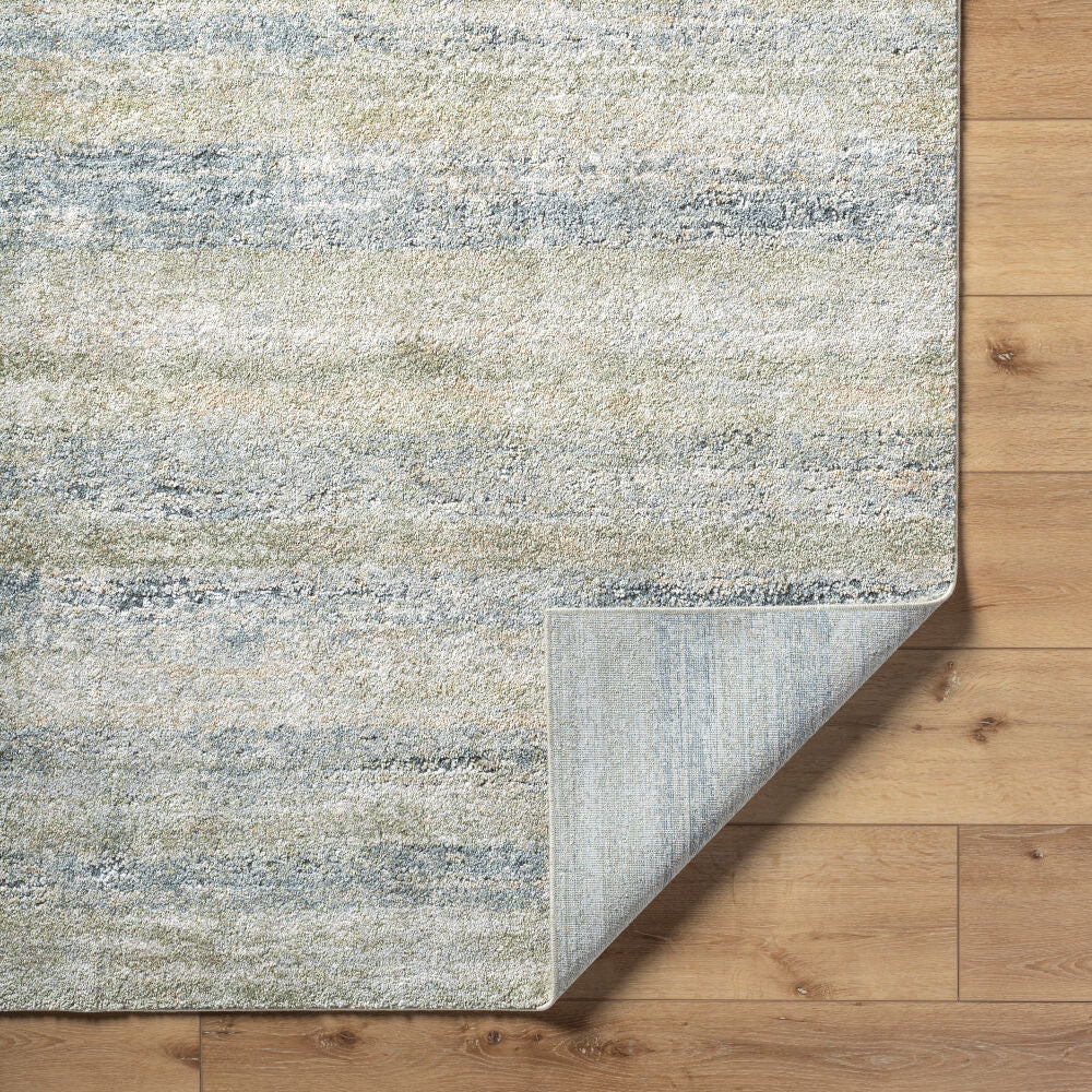 Avellino Deep Teal/Tan Machine Woven Rug AVL-2325 - fold