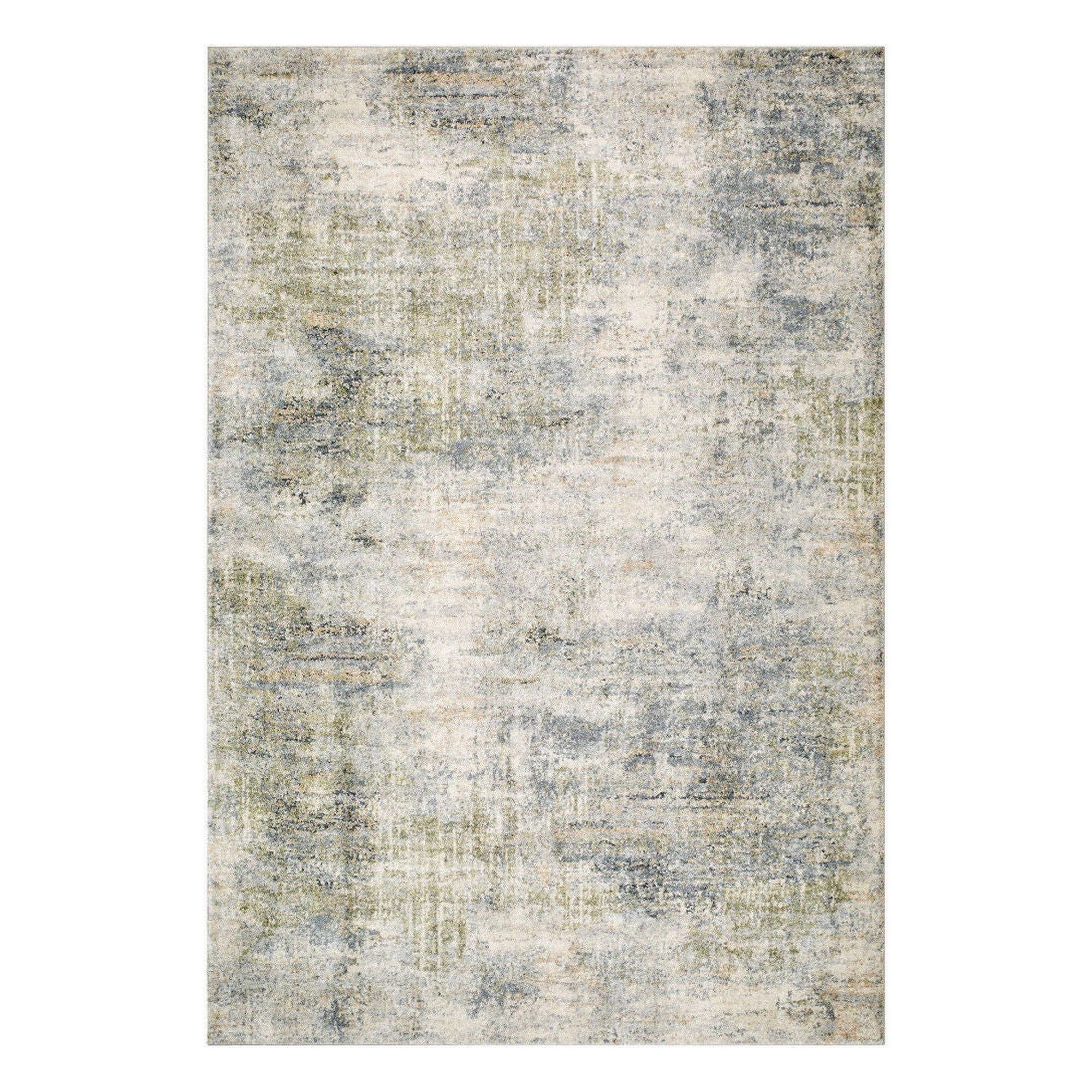 Avellino Deep Teal/Tan Machine Woven Rug AVL-2328 - 10' x 14'