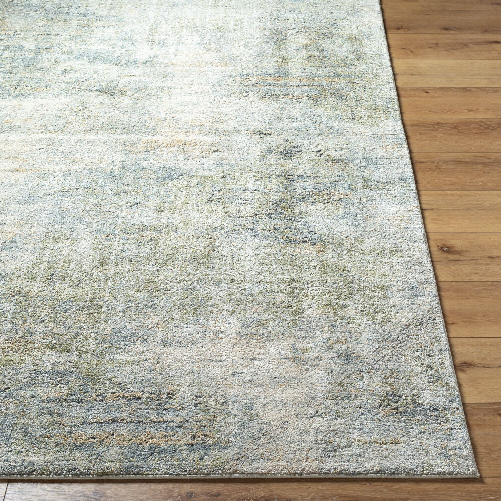 Avellino Deep Teal/Tan Machine Woven Rug AVL-2328 - front