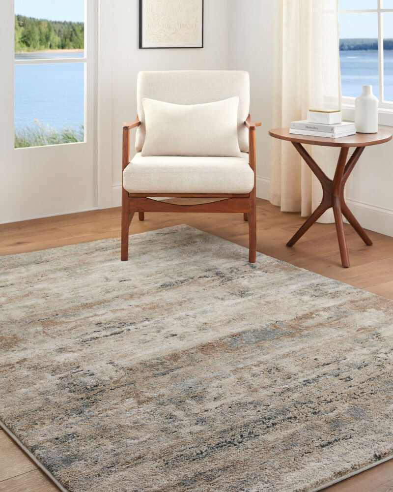 Avellino Deep Teal/Tan Machine Woven Rug AVL-2329 - roomscene