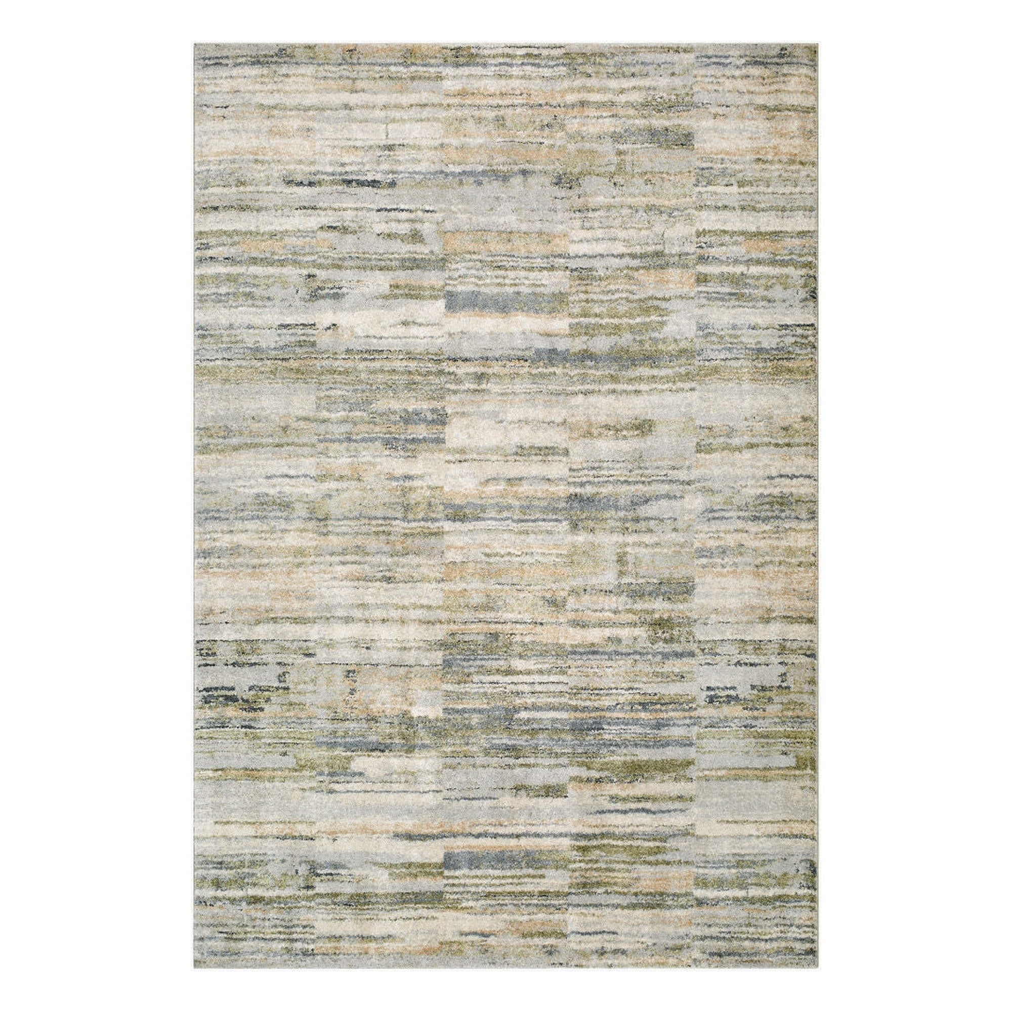Avellino Deep Teal/Tan Machine Woven Rug AVL-2333 - 10' x 14'