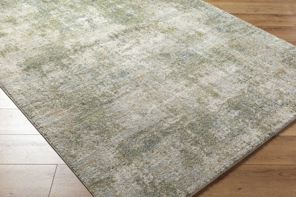Avellino Deep Teal/Tan Machine Woven Rug AVL-2336 - corner