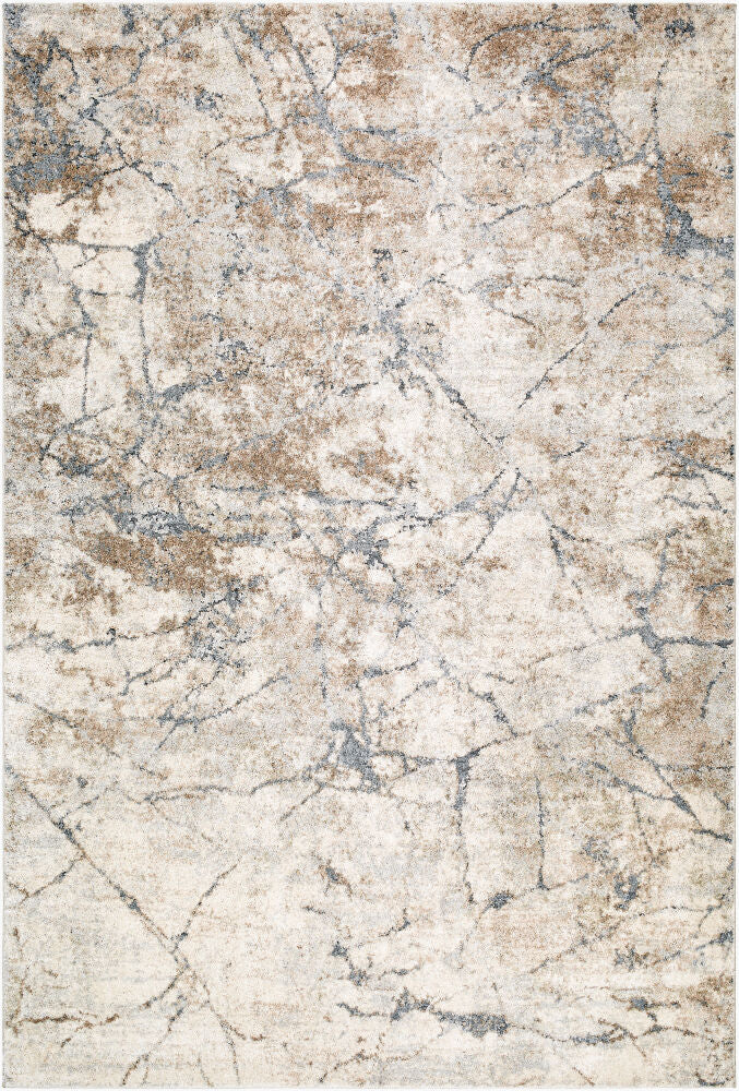 Avellino Deep Teal/Tan Machine Woven Rug AVL-2339 - 10' x 14'