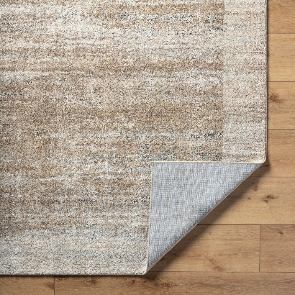 Avellino Deep Teal/Tan Machine Woven Rug AVL-2340 - fold