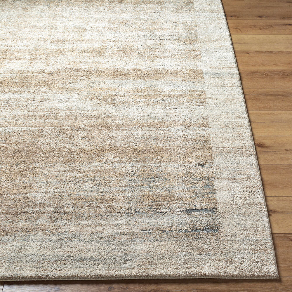 Avellino Deep Teal/Tan Machine Woven Rug AVL-2340 - front