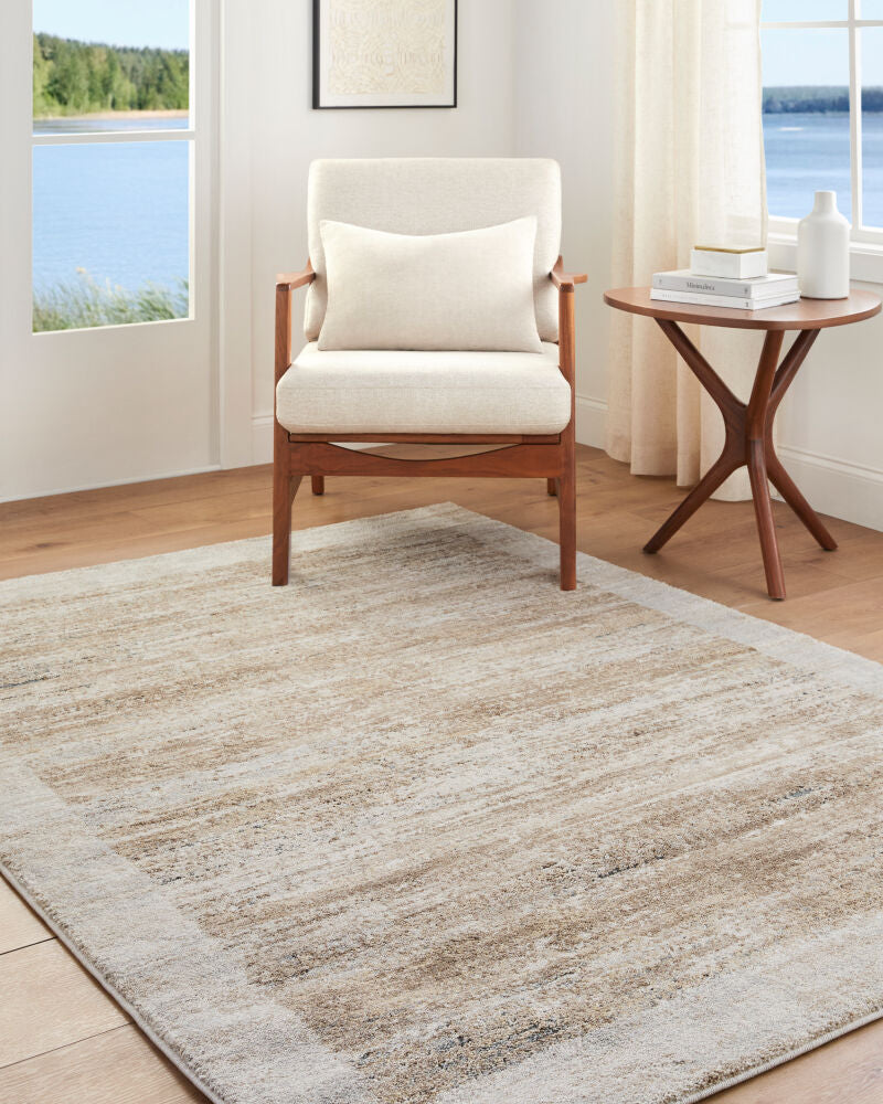 Avellino Deep Teal/Tan Machine Woven Rug AVL-2340 - roomscene