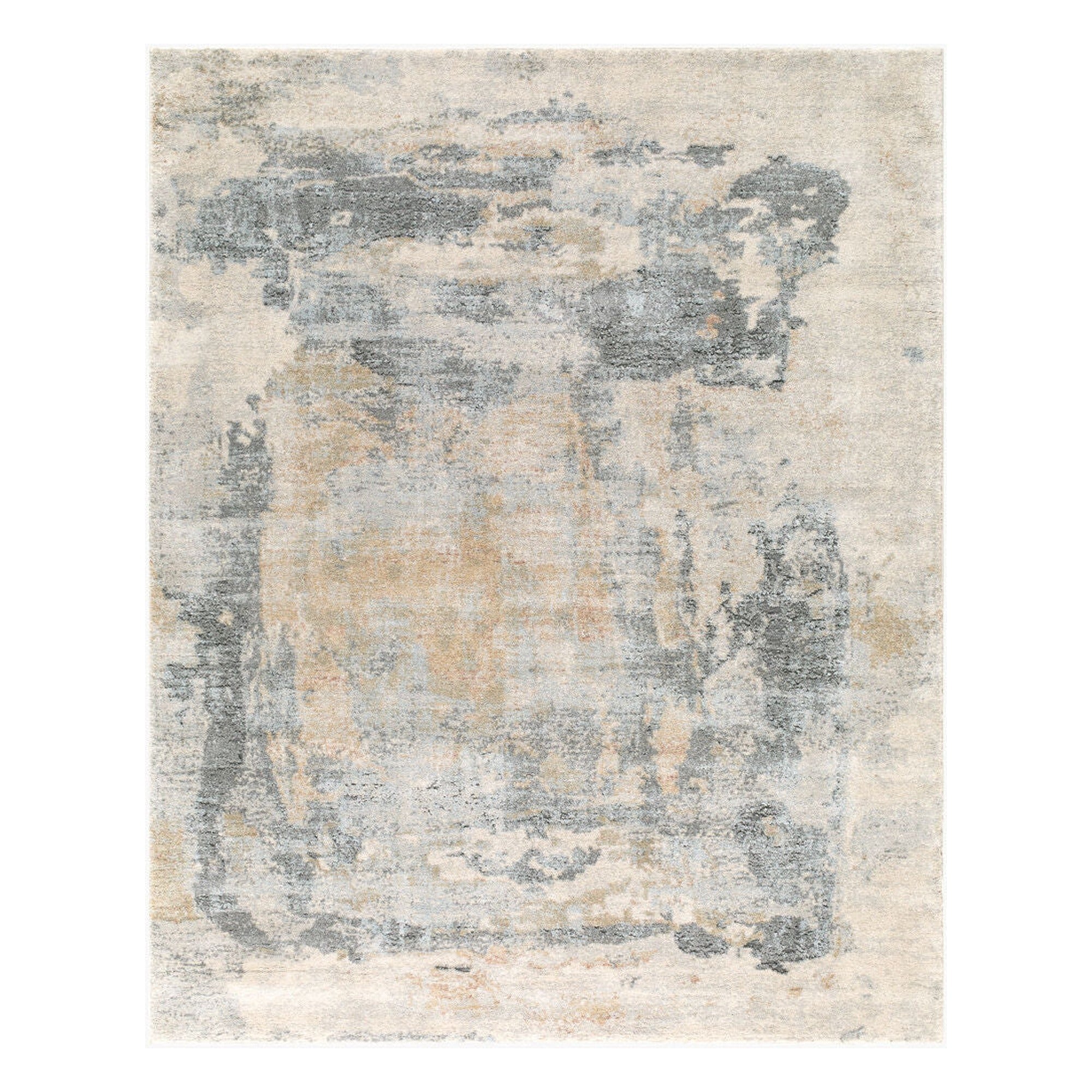 Avellino Deep Teal/Tan Machine Woven Rug AVL-2348 - 10' x 14'