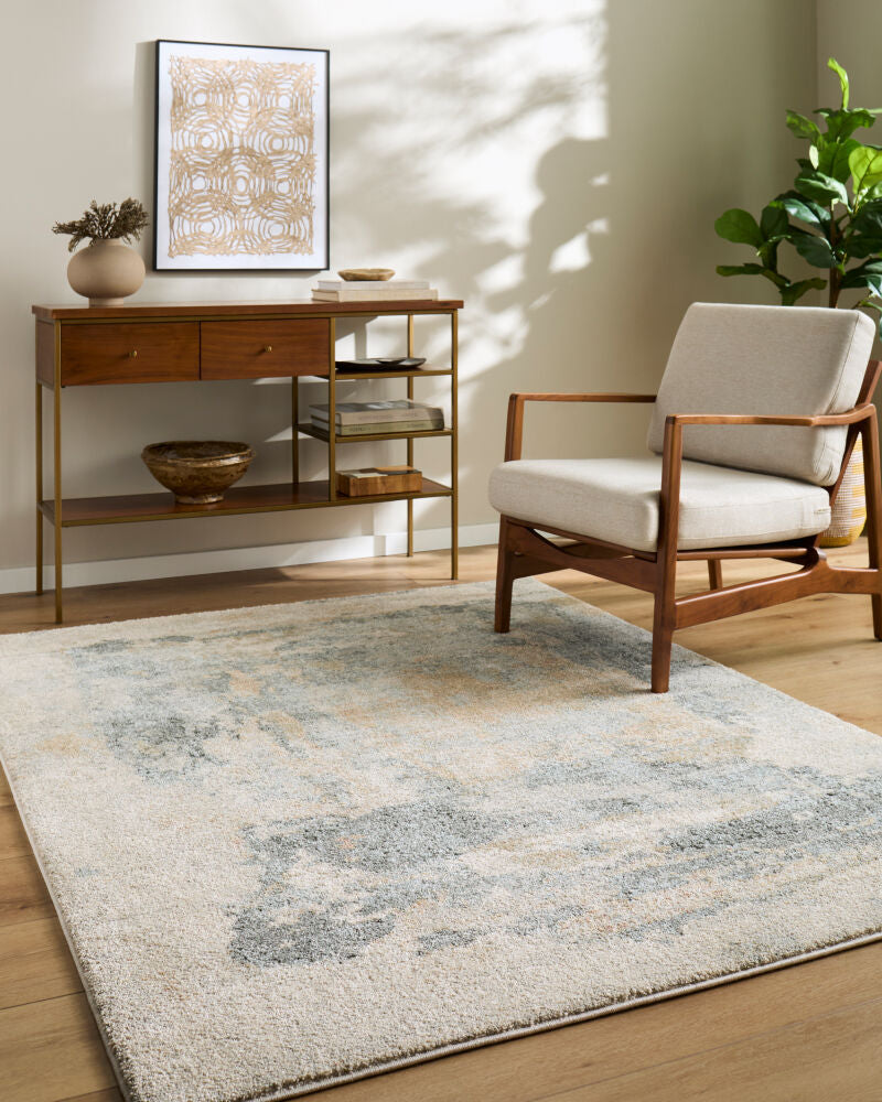 Avellino Deep Teal/Tan Machine Woven Rug AVL-2348 - styleshot