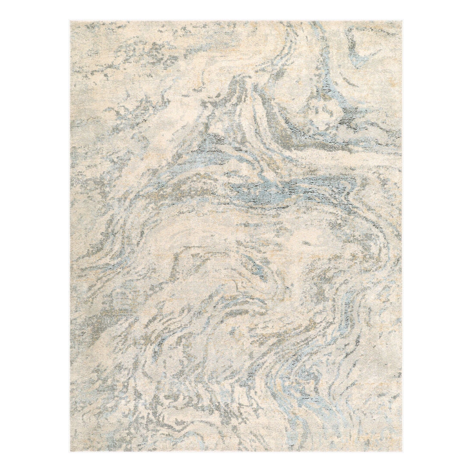 Avellino Deep Teal/Tan Machine Woven Rug AVL-2349 - 10' x 14'