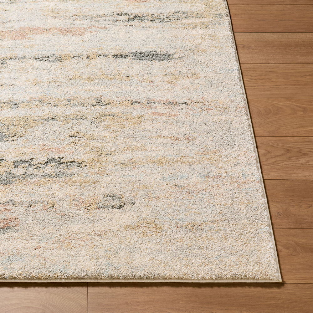 Avellino Deep Teal/Tan Machine Woven Rug AVL-2350 - front