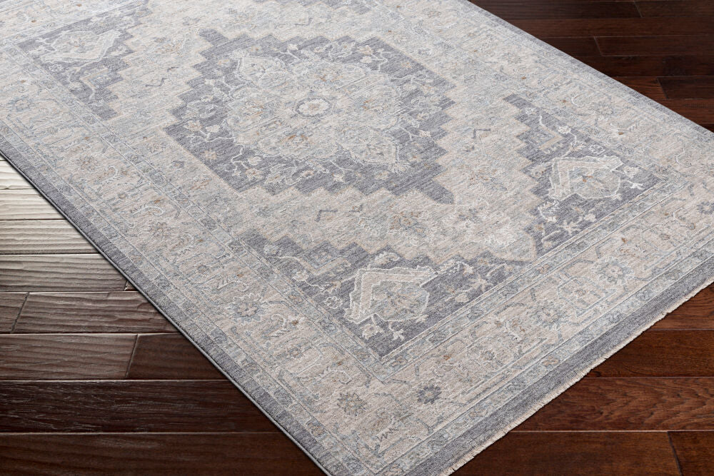 Avant Garde Brown/Light Gray Machine Woven Rug AVT-2300 - corner
