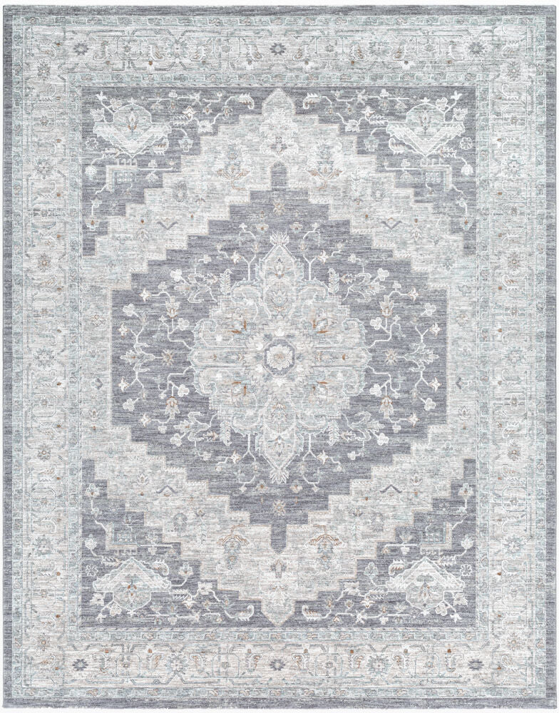 Avant Garde Brown/Light Gray Machine Woven Rug AVT-2300 - 2'7" x 10'