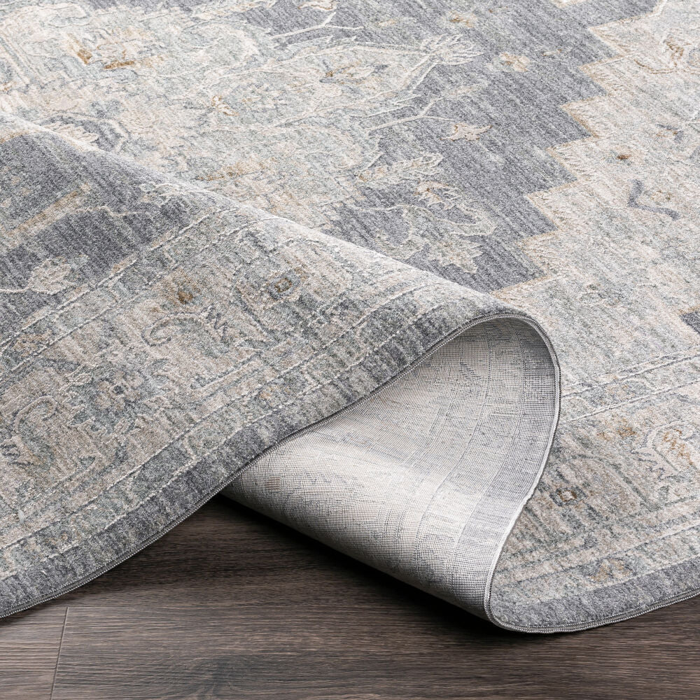 Avant Garde Brown/Light Gray Machine Woven Rug AVT-2300 - fold