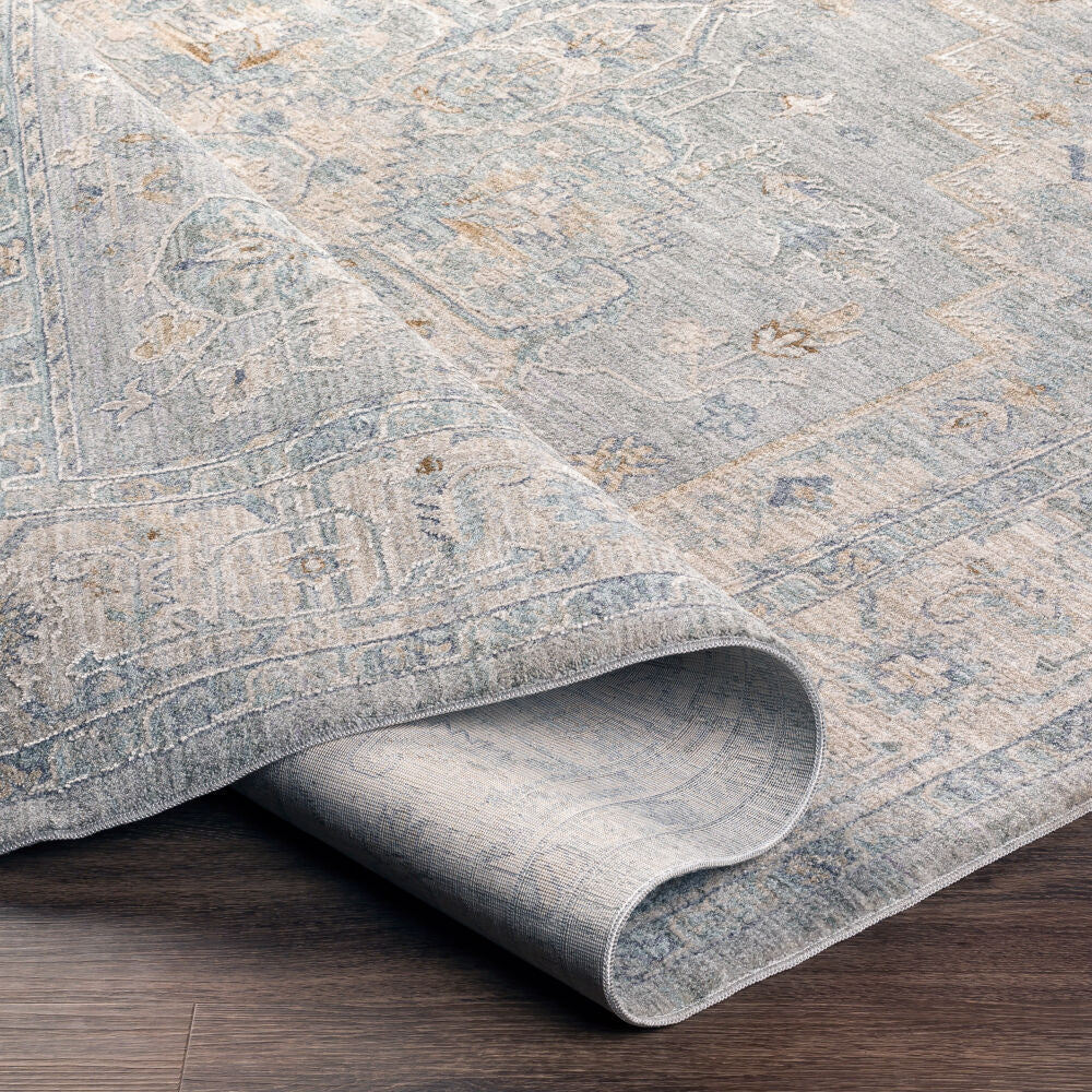Avant Garde Brown/Light Gray Machine Woven Rug AVT-2301 - fold
