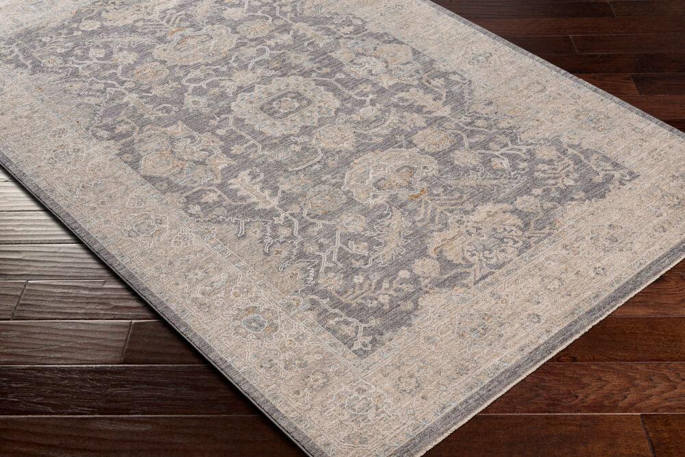 Avant Garde Brown/Light Gray Machine Woven Rug AVT-2303 - corner