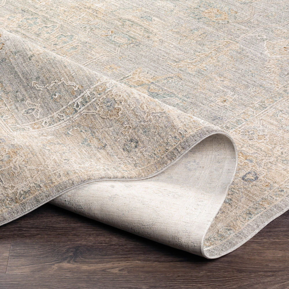 Avant Garde Brown/Light Gray Machine Woven Rug AVT-2304 - fold