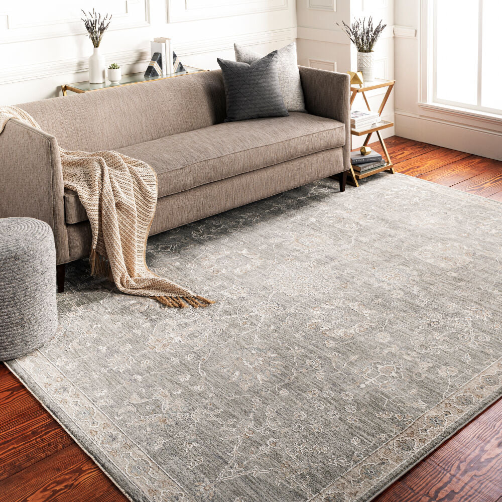Avant Garde Brown/Light Gray Machine Woven Rug AVT-2305 - roomscene