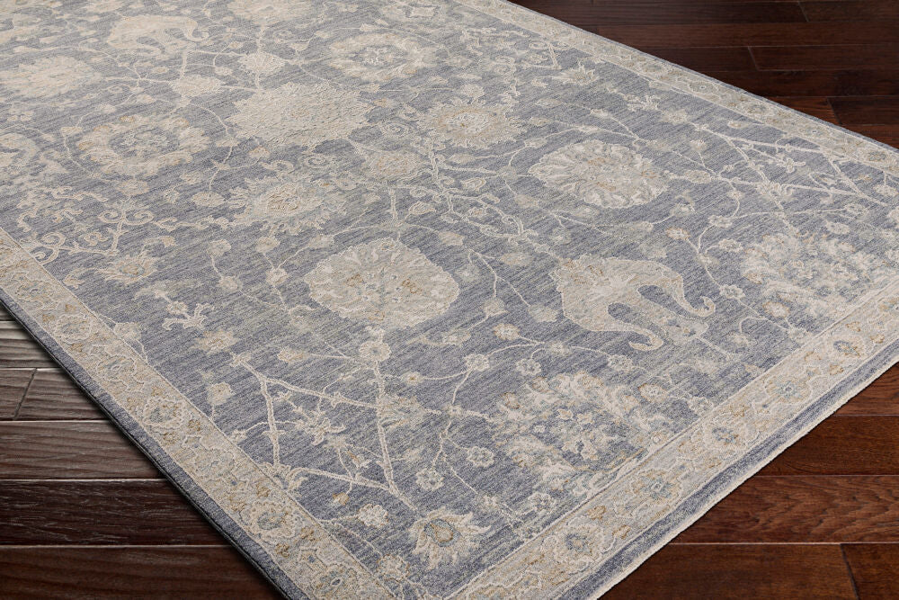 Avant Garde Brown/Light Gray Machine Woven Rug AVT-2306 - corner