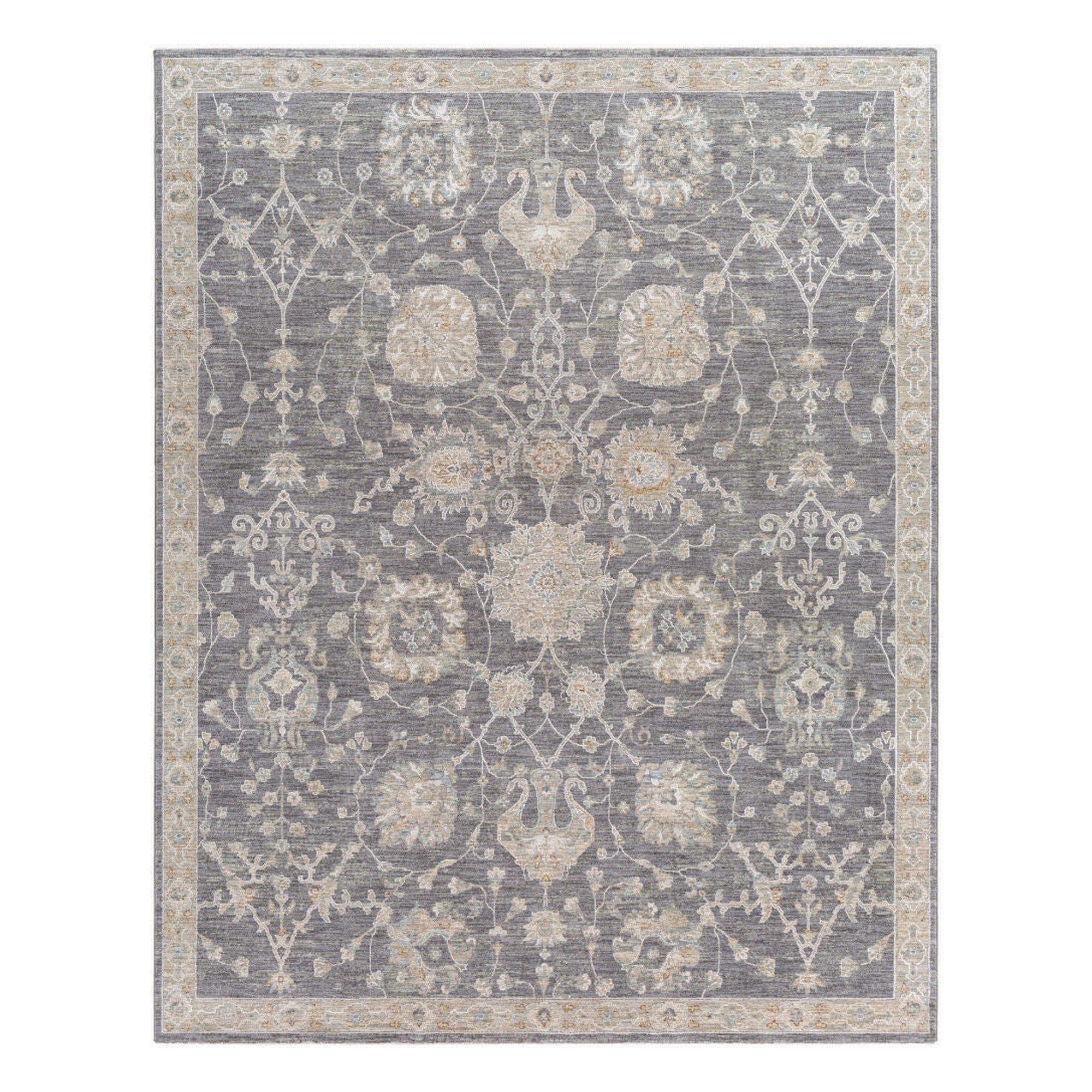 Avant Garde Brown/Light Gray Machine Woven Rug AVT-2306 - 2'7" x 10'