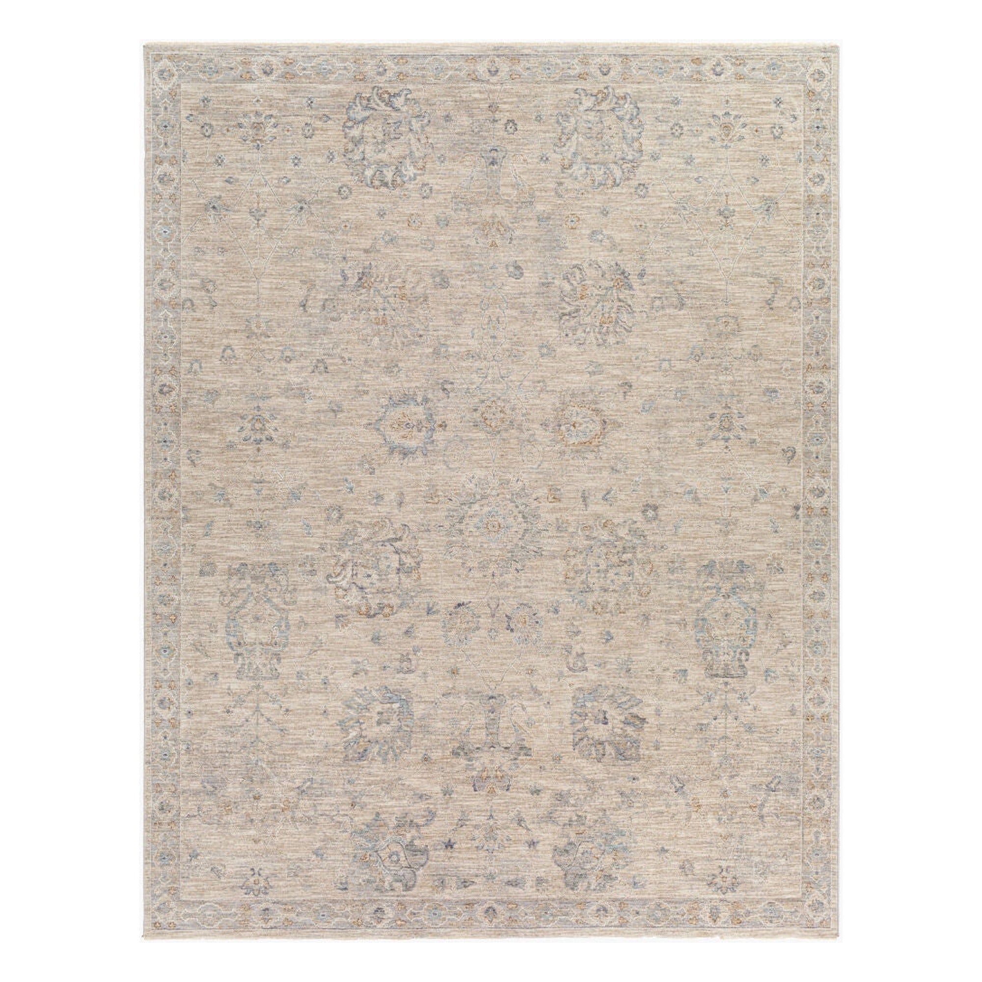 Avant Garde Brown/Light Gray Machine Woven Rug AVT-2307 - 2'7" x 10'